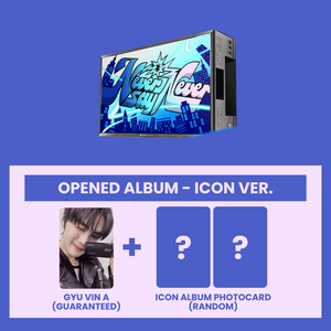 ZEROBASEONE (제로베이스원) 1st Full Album - [NEVER SAY NEVER] (PHOTOBOOK Ver.) (ICON VER. : OPENED ALBUM) - EVE PINK K-POP