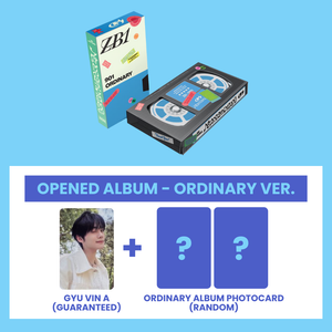 ZEROBASEONE (제로베이스원) 1st Full Album - [NEVER SAY NEVER] (PHOTOBOOK Ver.) (ORDINARY VER. : OPENED ALBUM)