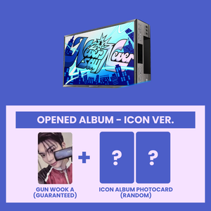 ZEROBASEONE (제로베이스원) 1st Full Album - [NEVER SAY NEVER] (PHOTOBOOK Ver.) (ICON VER. : OPENED ALBUM) - EVE PINK K-POP