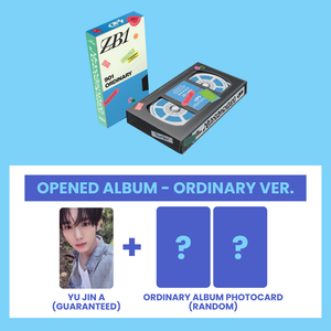 ZEROBASEONE (제로베이스원) 1st Full Album - [NEVER SAY NEVER] (PHOTOBOOK Ver.) (ORDINARY VER. : OPENED ALBUM)