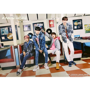 AB6IX - SALUTE : A NEW HOPE (HOPE VER) OFFICIAL POSTER - EVE PINK K-POP