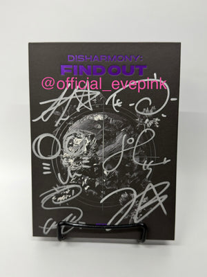 [AUTOGRAPHED] P1HARMONY (피원하모니) 3RD MINI ALBUM - [DISHARMONY : FIND OUT] (TURN OUT VER) - EVE PINK K-POP