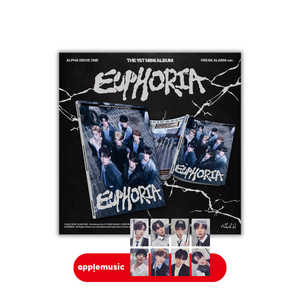 ALPHA DRIVE ONE 1st Mini Album - [EUPHORIA] (FREAK ALARM ver. + EXCLUSIVE PHOTOCARD) - EVE PINK K-POP