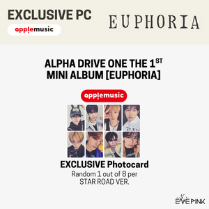 ALPHA DRIVE ONE 1st Mini Album - [EUPHORIA] (STAR ROAD ver. + EXCLUSIVE PHOTOCARD) - EVE PINK K-POP
