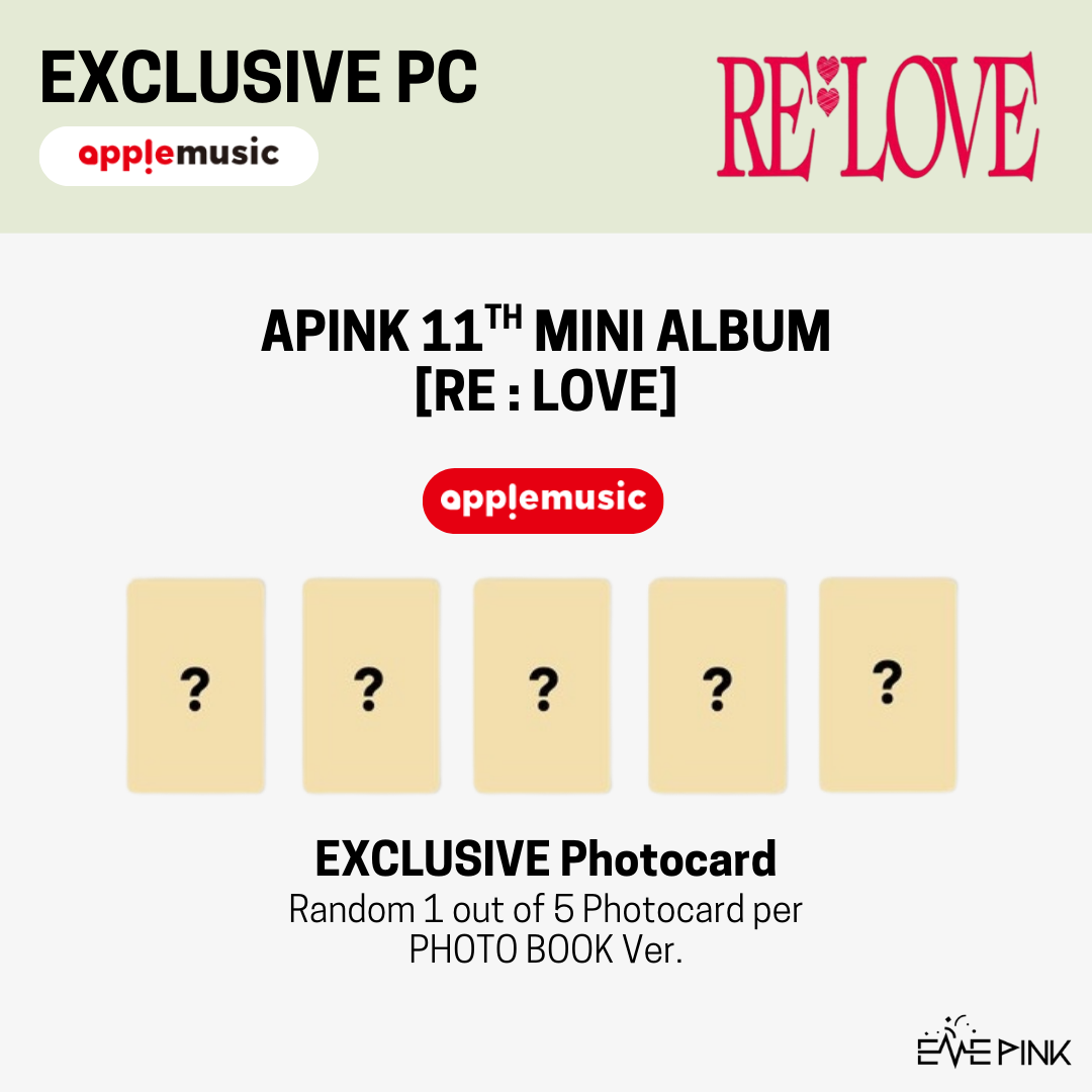 Apink (에이핑크) 11th Mini Album - [RE : LOVE] (+EXCLUSIVE