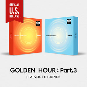 (U.S. VER.) ATEEZ (에이티즈) 12TH MINI ALBUM - [GOLDEN HOUR : Part.3] (PHOTOBOOK VER. + POP-UP EXCLUSIVE PHOTOCARD)
