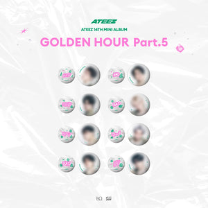 [PRE-ORDER] ATEEZ (에이티즈) GOLDEN HOUR : PART.5 POP-UP MD - [CAN BADGE SET]