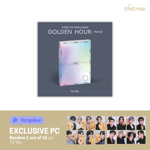 (KOR VER.) ATEEZ (에이티즈) 11TH MINI ALBUM - [GOLDEN HOUR : PART.2] (+EXCLUSIVE PHOTOCARD) - EVE PINK K-POP