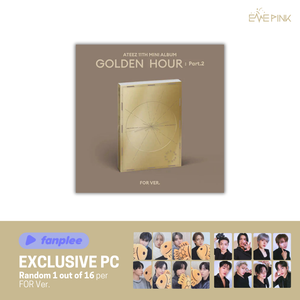 (KOR VER.) ATEEZ (에이티즈) 11TH MINI ALBUM - [GOLDEN HOUR : PART.2] (+EXCLUSIVE PHOTOCARD) - EVE PINK K-POP