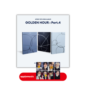 (KOR VER.) ATEEZ (에이티즈) 13TH MINI ALBUM - [GOLDEN HOUR : Part.4] (PHOTOBOOK VER. + EXCLUSIVE PHOTOCARD) - EVE PINK K-POP
