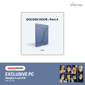 (KOR VER.) ATEEZ (에이티즈) 13TH MINI ALBUM - [GOLDEN HOUR : Part.4] (PHOTOBOOK VER. + EXCLUSIVE PHOTOCARD) - EVE PINK K-POP