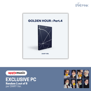 (KOR VER.) ATEEZ (에이티즈) 13TH MINI ALBUM - [GOLDEN HOUR : Part.4] (PHOTOBOOK VER. + EXCLUSIVE PHOTOCARD) - EVE PINK K-POP