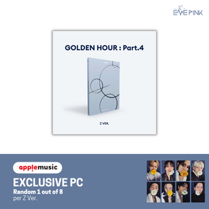 (KOR VER.) ATEEZ (에이티즈) 13TH MINI ALBUM - [GOLDEN HOUR : Part.4] (PHOTOBOOK VER. + EXCLUSIVE PHOTOCARD) - EVE PINK K-POP