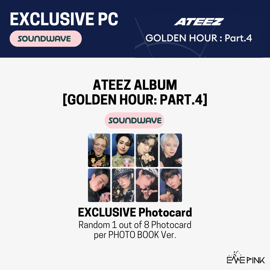 PRE-ORDER] (KOR VER.) ATEEZ (에이티즈) MINI ALBUM - [GOLDEN HOUR