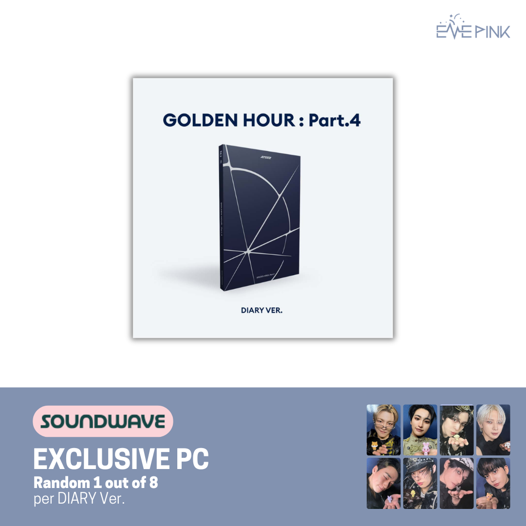 KOR VER.) ATEEZ (에이티즈) MINI ALBUM - [GOLDEN HOUR : Part.4