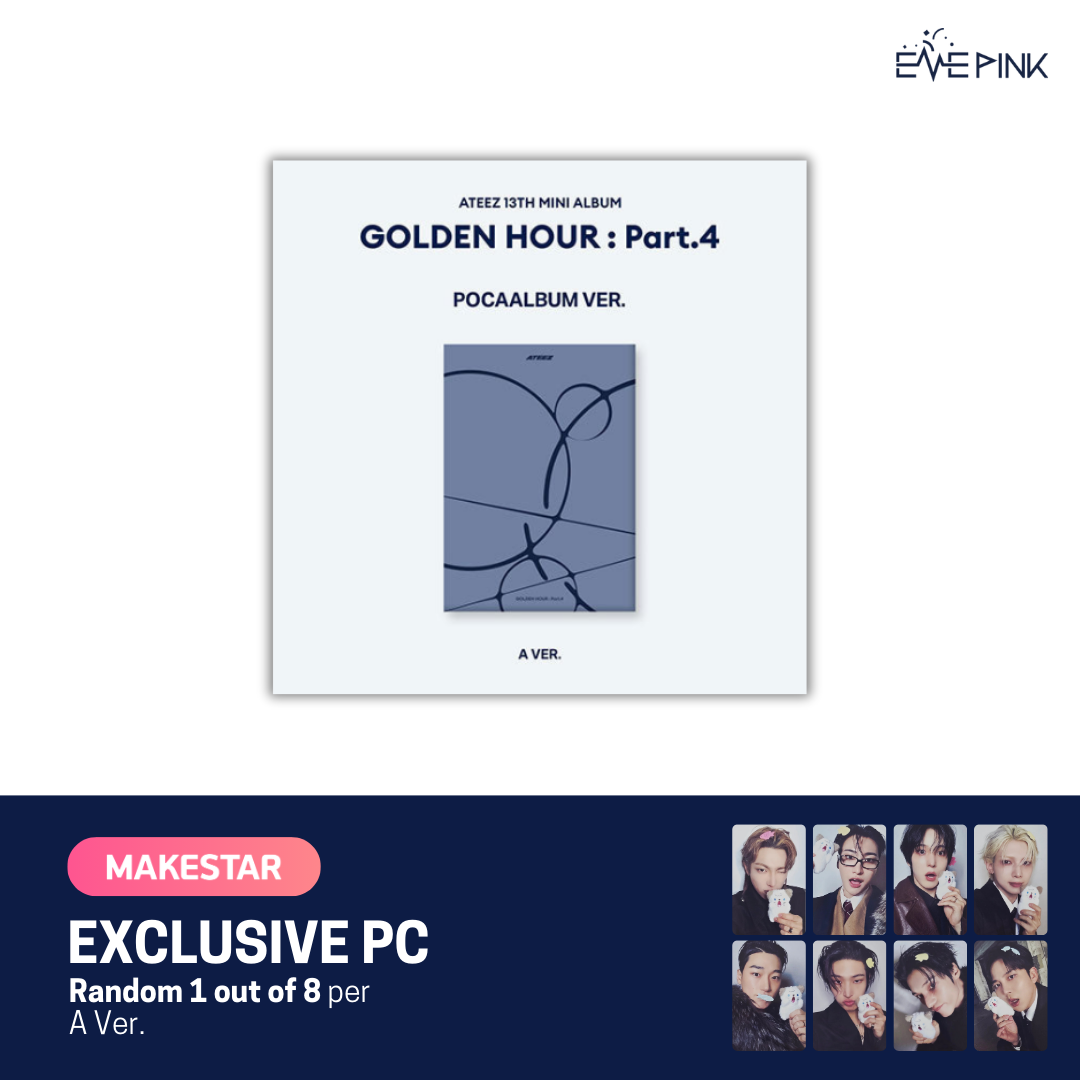 KOR VER.) ATEEZ (에이티즈) 13TH MINI ALBUM - [GOLDEN HOUR : Part.4