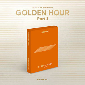 (KOREA VER.) ATEEZ (에이티즈) 10TH MINI ALBUM - [GOLDEN HOUR : PART.1] (PLATFORM VER.) - EVE PINK K-POP