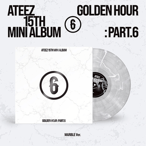 [PRE-ORDER] (KOR VER.) ATEEZ (에이티즈) 15th Mini Album - [GOLDEN HOUR : PART.6] (MARBLE LP VER.)