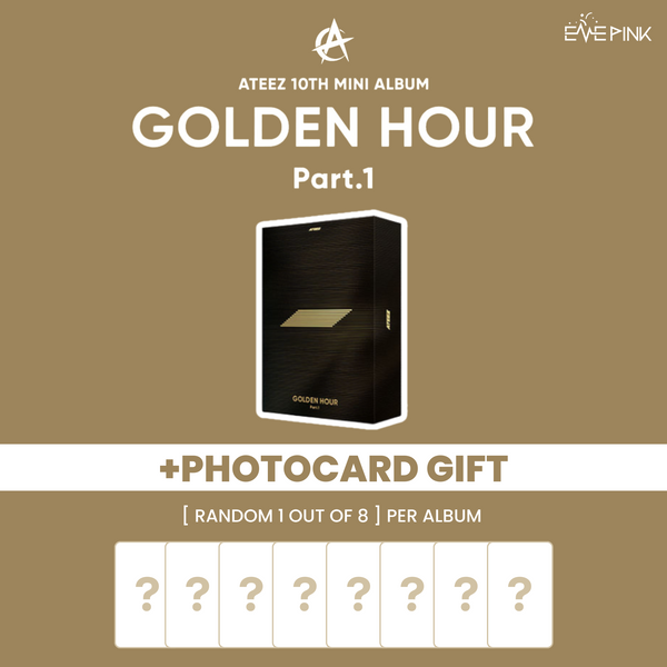 [PRE-ORDER] (KOREA VER.) ATEEZ (에이티즈) ALBUM - [GOLDEN HOUR : PART.1] (+PHOTOCARD GIFT)