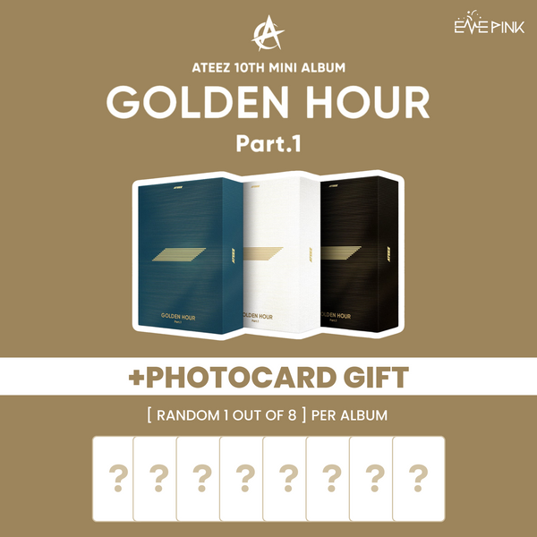 [PRE-ORDER] (KOREA VER.) ATEEZ (에이티즈) ALBUM - [GOLDEN HOUR : PART.1] (+PHOTOCARD GIFT)