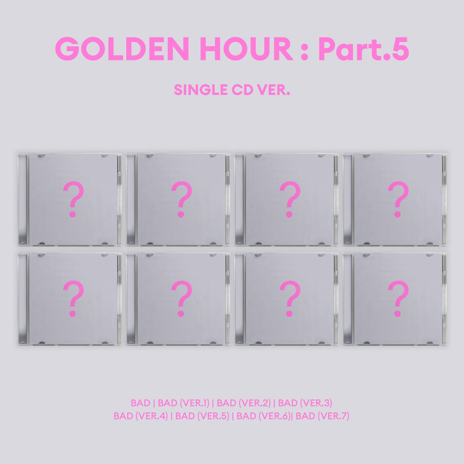 [PRE-ORDER] (U.S. VER.) ATEEZ (에이티즈) Album - [GOLDEN HOUR : PART.5] (Single CD Ver.)