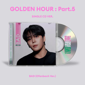 [PRE-ORDER] (U.S. VER.) ATEEZ (에이티즈) 14th Mini Album - [GOLDEN HOUR : PART.5] (Single CD Ver.)