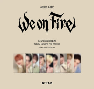 [PRE-ORDER] (U.S. VER.) &TEAM (앤팀) 3RD EP ALBUM - [We On Fire] (Standard Ver. + hello82 EXCLUSIVE PHOTOCARD) - EVE PINK K-POP