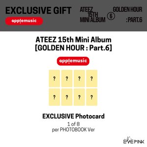 [PRE-ORDER] (KOR VER.) ATEEZ (에이티즈) 15th Mini Album - [GOLDEN HOUR : Part.6] (A / DIARY / Z Ver. + EXCLUSIVE PHOTOCARD)