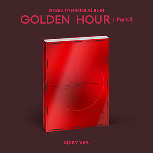 (KOR VER.) ATEEZ (에이티즈) 11TH MINI ALBUM - [GOLDEN HOUR : PART.2] - EVE PINK K-POP