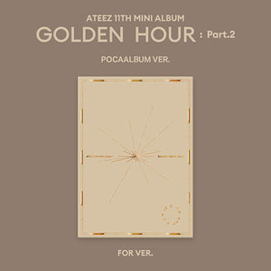 (KOR VER.) ATEEZ (에이티즈) 11TH MINI ALBUM - [GOLDEN HOUR : PART.2] (POCAALBUM VER.)