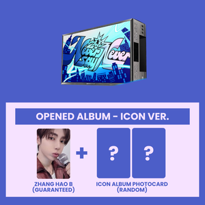 ZEROBASEONE (제로베이스원) 1st Full Album - [NEVER SAY NEVER] (PHOTOBOOK Ver.) (ICON VER. : OPENED ALBUM) - EVE PINK K-POP