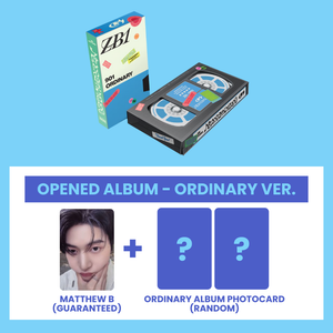ZEROBASEONE (제로베이스원) 1st Full Album - [NEVER SAY NEVER] (PHOTOBOOK Ver.) (ORDINARY VER. : OPENED ALBUM)