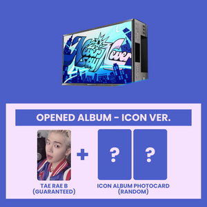 ZEROBASEONE (제로베이스원) 1st Full Album - [NEVER SAY NEVER] (PHOTOBOOK Ver.) (ICON VER. : OPENED ALBUM) - EVE PINK K-POP