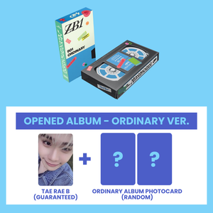 ZEROBASEONE (제로베이스원) 1st Full Album - [NEVER SAY NEVER] (PHOTOBOOK Ver.) (ORDINARY VER. : OPENED ALBUM)