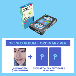 ZEROBASEONE (제로베이스원) 1st Full Album - [NEVER SAY NEVER] (PHOTOBOOK Ver.) (ORDINARY VER. : OPENED ALBUM)