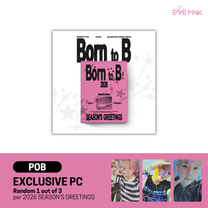 BAEKHYUN (백현) - 2026 SEASON’S GREETINGS [Born to B] (+POB) - EVE PINK K-POP