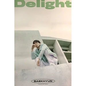 BAEKHYUN (EXO) - DELIGHT (MINT VER) OFFICIAL POSTER