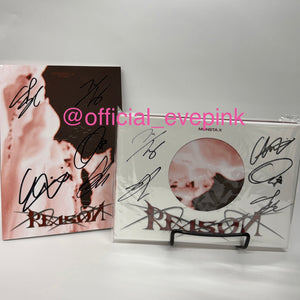 [AUTOGRAPHED] MONSTA X (몬스타엑스) 12TH MINI ALBUM - [REASON] (VER 2) - EVE PINK K-POP