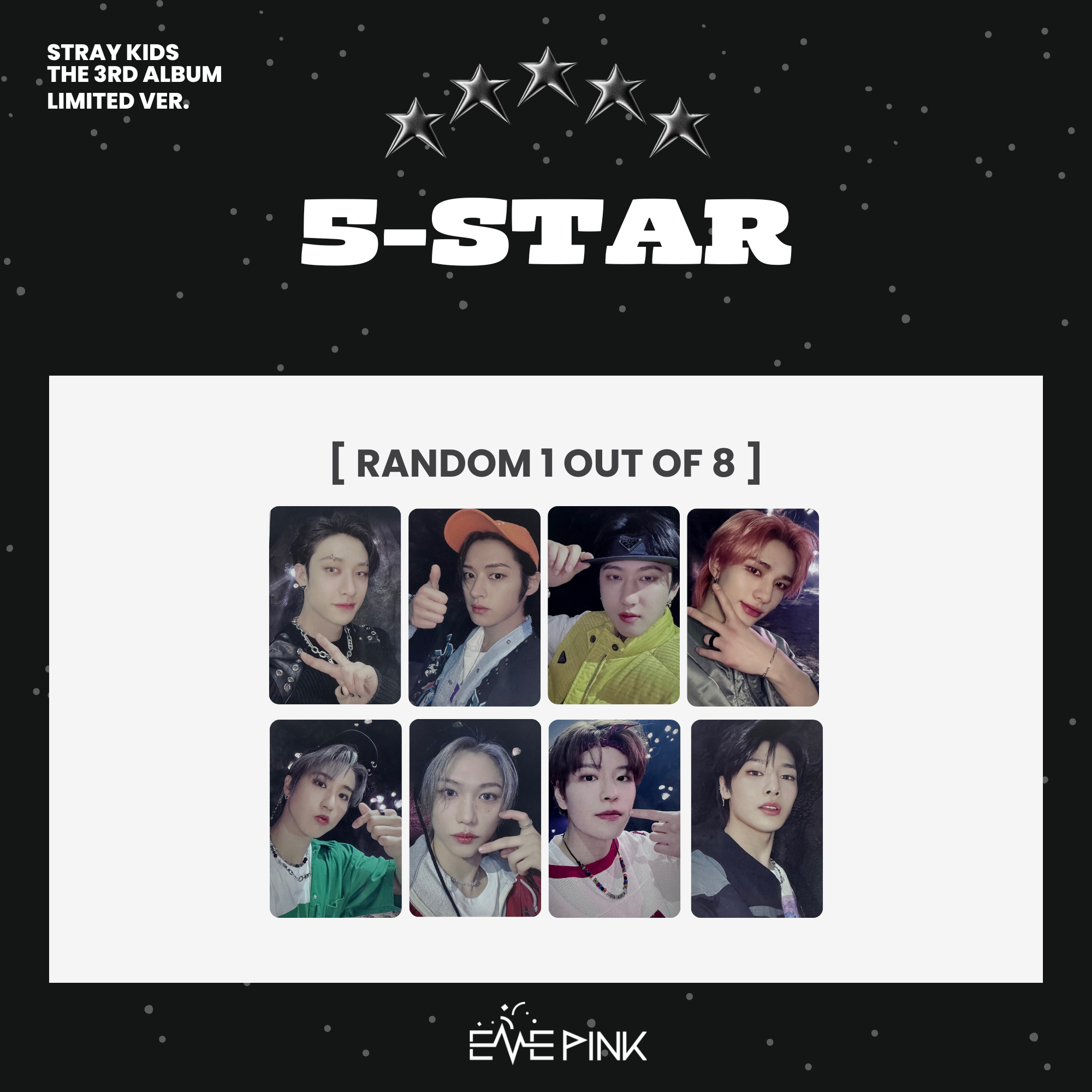 STRAY KIDS (스트레이키즈) 3RD ALBUM - [ 5 STAR] (Limited Ver
