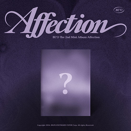 BE'O (비오) 2ND MINI ALBUM - [AFFECTION] (BOX VER.)