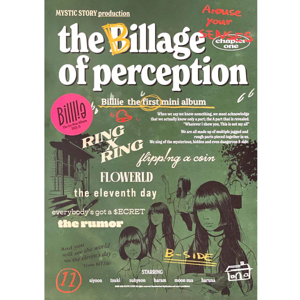 BILLLIE - THE BILLAGE OF PERCEPTION : CHAPTER ONE - OFFICIAL POSTER
