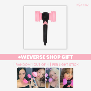 BLACKPINK (블랙핑크) - OFFICIAL LIGHT STICK VER.2 (+ PHOTOCARD) - EVE PINK K-POP