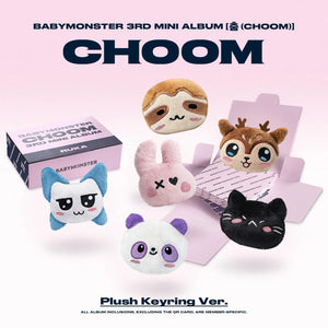 [PRE-ORDER] BABYMONSTER (베이비몬스터) 3rd Mini Album - [춤 (CHOOM)] (Plush Keyring Ver.) - EVE PINK K-POP