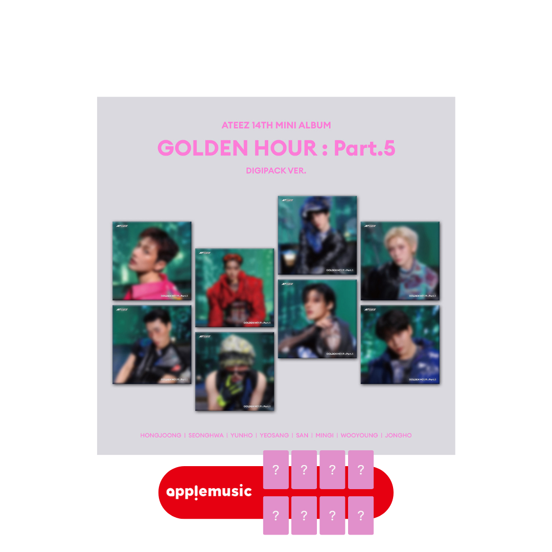 KOR VER.) ATEEZ (에이티즈) 14th Mini Album - [GOLDEN HOUR : PART.5