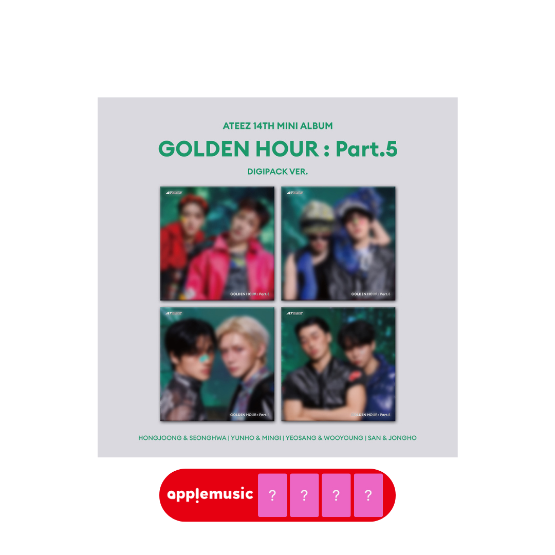KOR VER.) ATEEZ (에이티즈) 14th Mini Album - [GOLDEN HOUR : PART.5