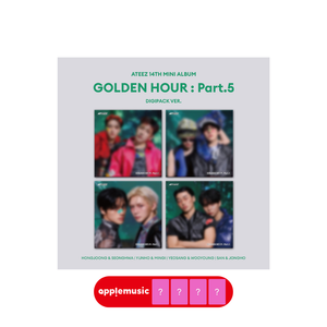 [PRE-ORDER] (KOR VER.) ATEEZ (에이티즈) 14th Mini Album - [GOLDEN HOUR : PART.5] (UNIT DIGIPACK VER. + EXCLUSIVE PHOTOCARD)