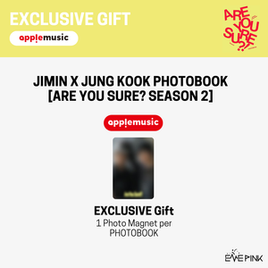 JIMIN x JUNG KOOK (지민 x 정국) PHOTOBOOK - [ARE YOU SURE? SEASON 2] (+ EXCLUSIVE GIFT)