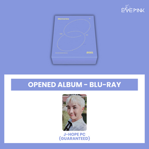 BTS (방탄소년단) - [MEMORIES OF 2021] (Blu-ray Ver. : OPENED ALBUM) - EVE PINK K-POP