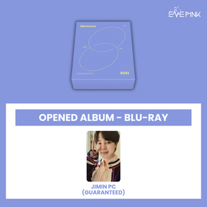BTS (방탄소년단) - [MEMORIES OF 2021] (Blu-ray Ver. : OPENED ALBUM) - EVE PINK K-POP