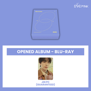 BTS (방탄소년단) - [MEMORIES OF 2021] (Blu-ray Ver. : OPENED ALBUM) - EVE PINK K-POP